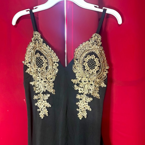 Black mini party dress - Picture 2 of 4